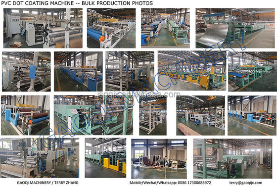 Automatic Dew Plastic Drop Print Machine for Anti-Slip Back Making 12000mm*2400mm*2000mm
