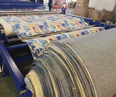 Cutting and Embossing 2 in 1 Automatic Machine for Carpet Making Heat Press Method