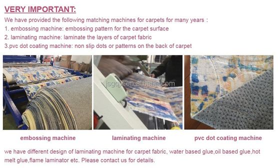 Cutting and Embossing 2 in 1 Automatic Machine for Carpet Making Heat Press Method
