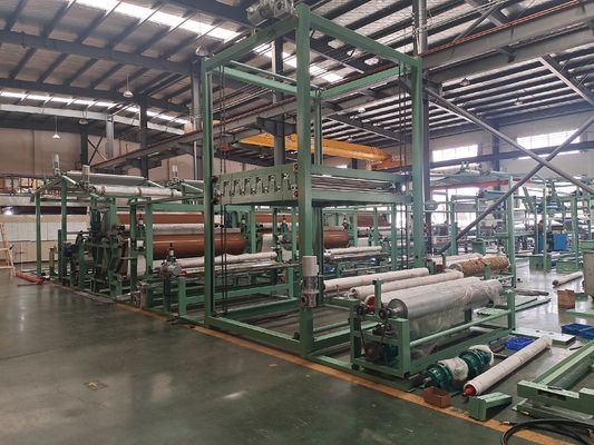 Water Based Glue Laminating Machine for Carpet Production at Manufacturing Plant