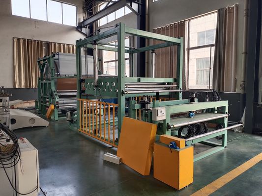 Water Based Glue Laminating Machine for Carpet Production at Manufacturing Plant