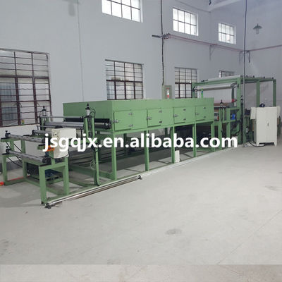 Video Technical Support Fleece Fabric to Abrasive Sand Paper Laminating Machine