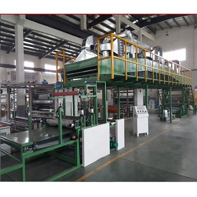 18500mm*3000mm*4550mm Clothing BOPP PET Film Laminating Machine with Water Based Glue