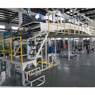 18500mm*3000mm*4550mm Clothing BOPP PET Film Laminating Machine with Water Based Glue