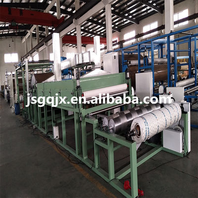 Abrasive Sand Paper To Fabric / Fleece Laminating Machine Production Line