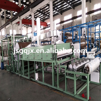 Abrasive Sand Paper To Fabric / Fleece Laminating Machine Production Line