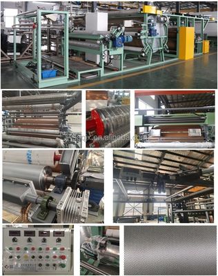 Solventless Fleece Lined Jeans Laminating Machine Voltage 380V / 220V/ Customized