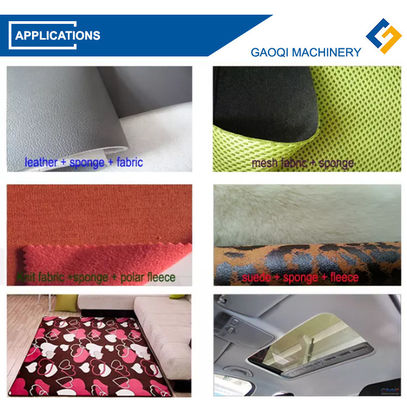 Automatic Solvent Based Adhesive Coating Leather Fabric Bonding Machine for Upholstery